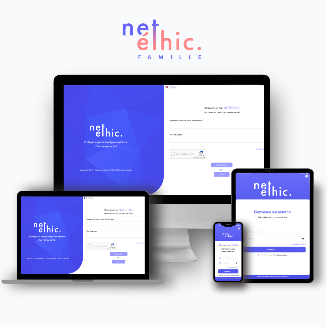 Interface login Netethic famille