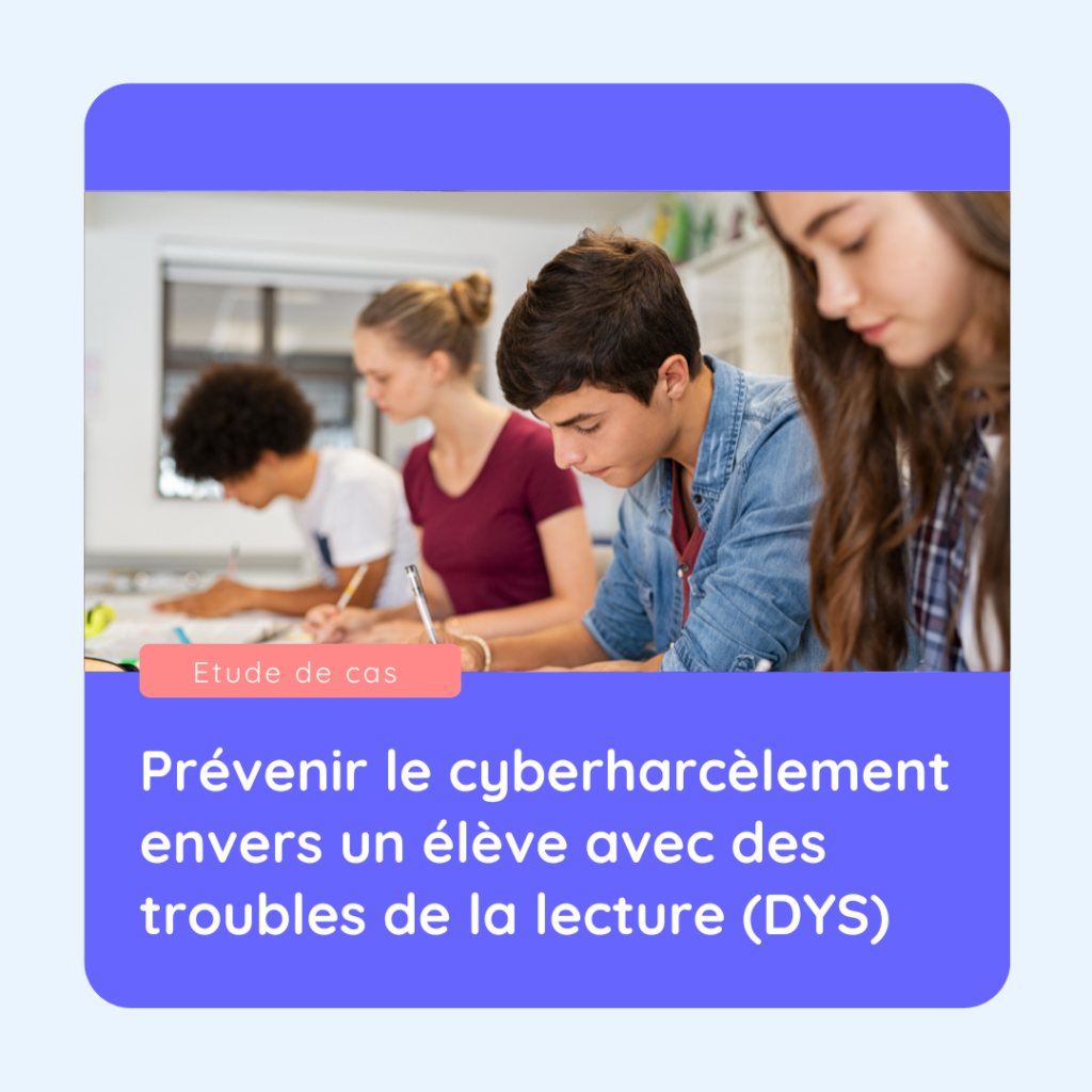 études de cas de harcèlement scolaire